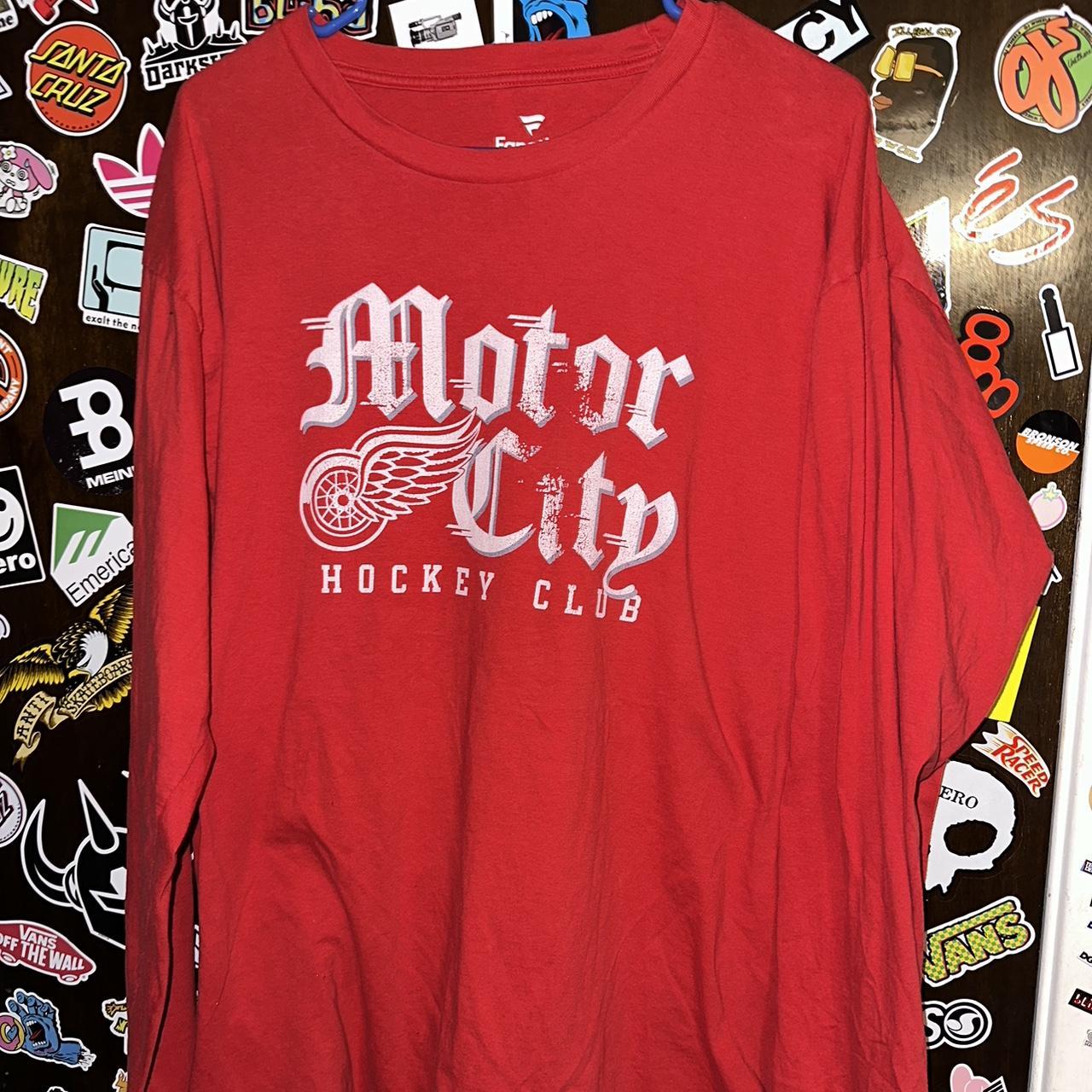 Super Cool Detroit Red Wings Hockey Motor City... Depop
