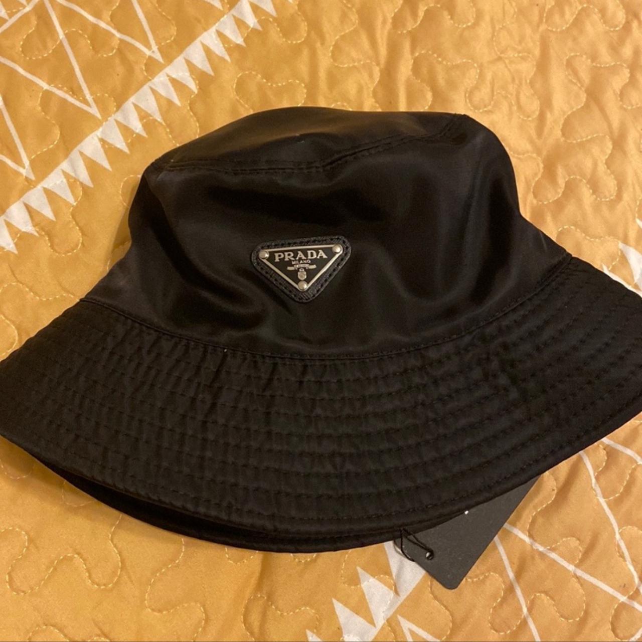 Prada Women's Black Hat | Depop