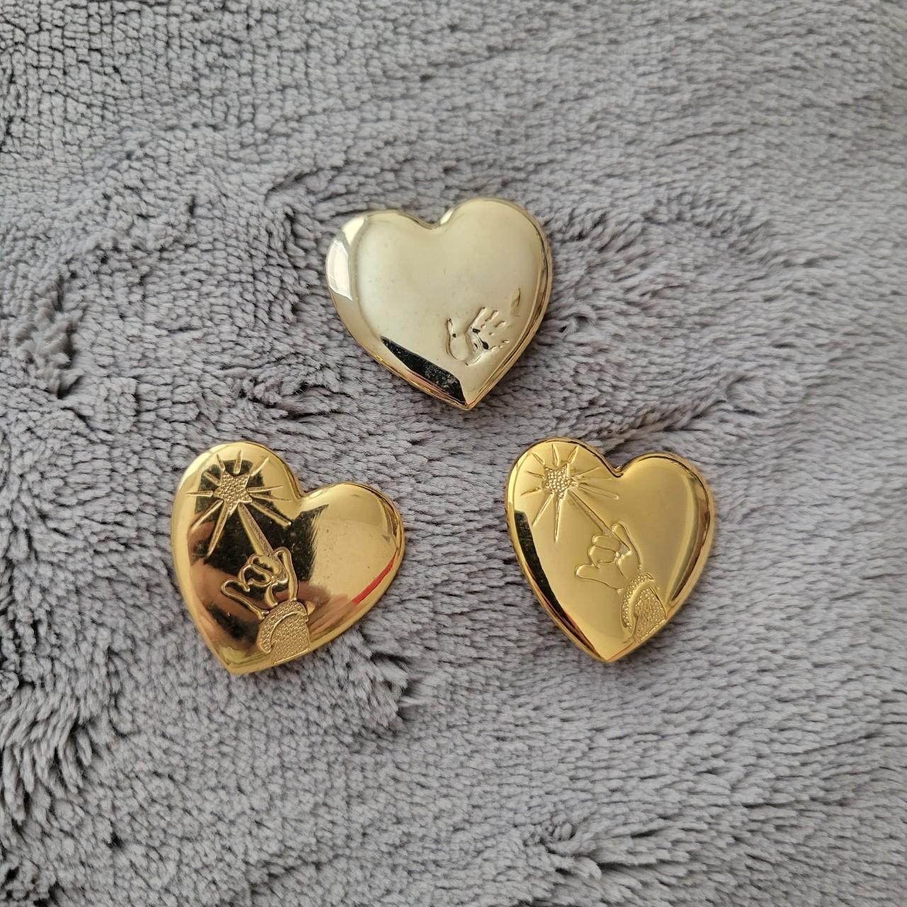 Disney Variety Club Gold Heart Pins Selling as a... - Depop