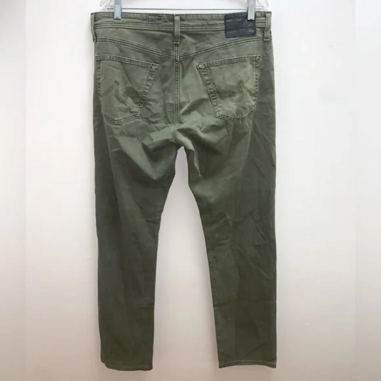 Ag Adriano Goldschmied Green The Everett Slim Depop