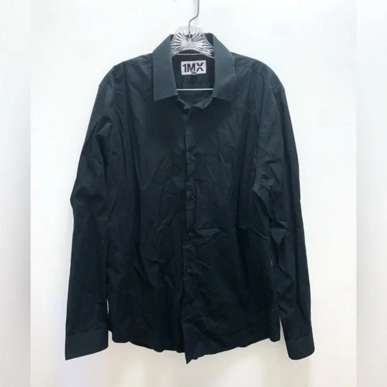 Express black dress shirt best sale