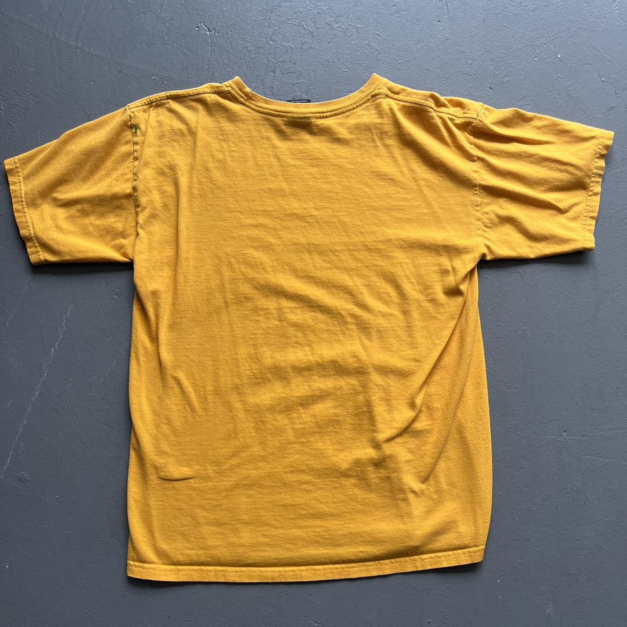 Obey Men's Yellow and Green T-shirt (2)