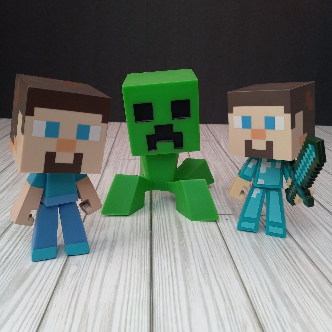 Boneco Minecraft em Feltro