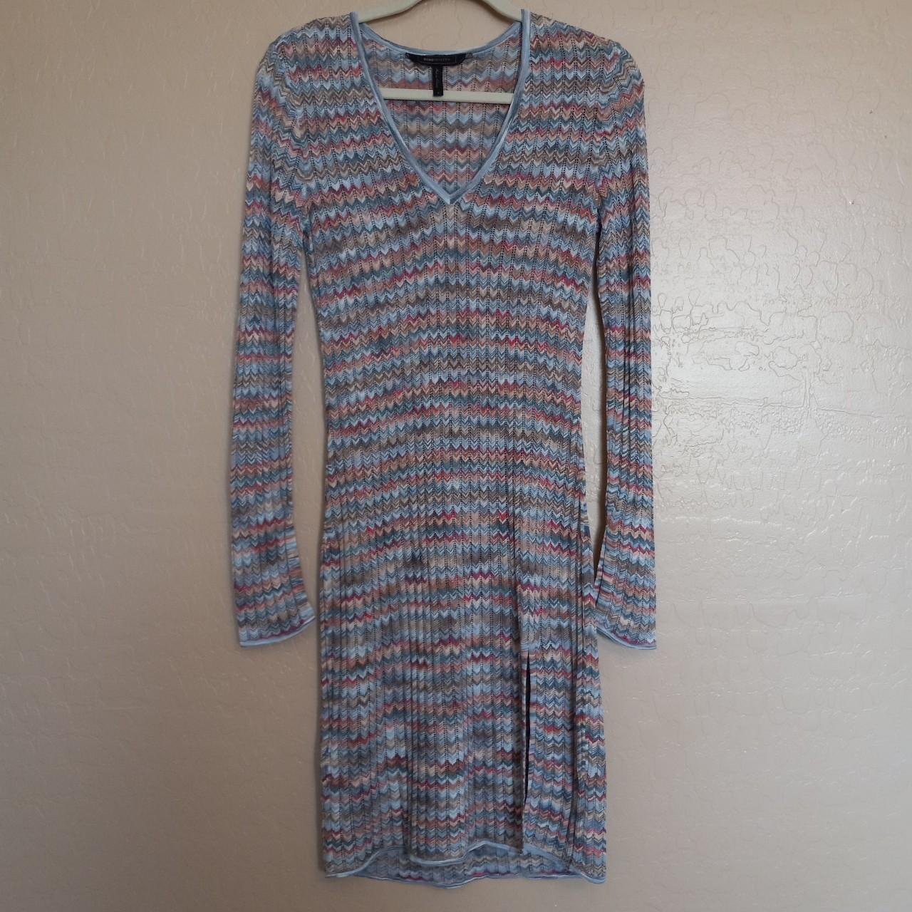 BCBG MaxAzria Macki Chevron Knit Dress Preowned