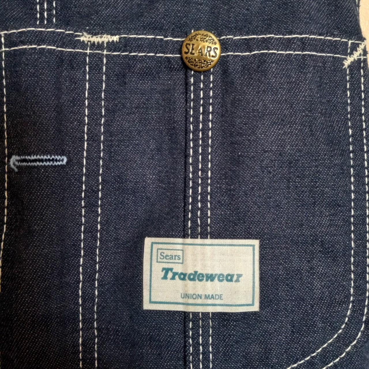 Vintage Sears Tradewear Union Made Denim Overalls | Depop