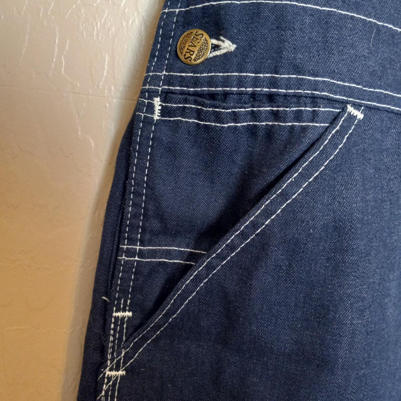 Vintage Sears Tradewear Union Made Denim Overalls | Depop