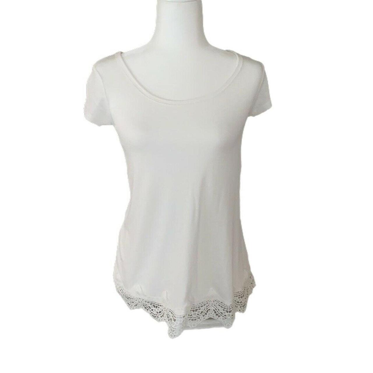 Xhilaration Women's Blouse - White - S – Xhilaration Size Small White Top Trim Cap …