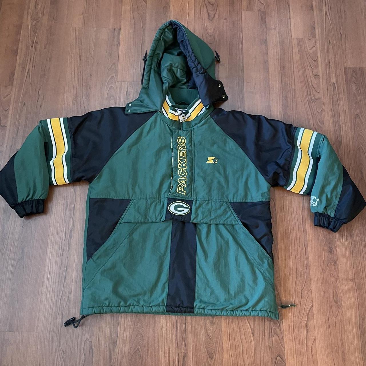 STARTER, Jackets & Coats, Vintage Starter Green Bay Packers Puffer Jacket