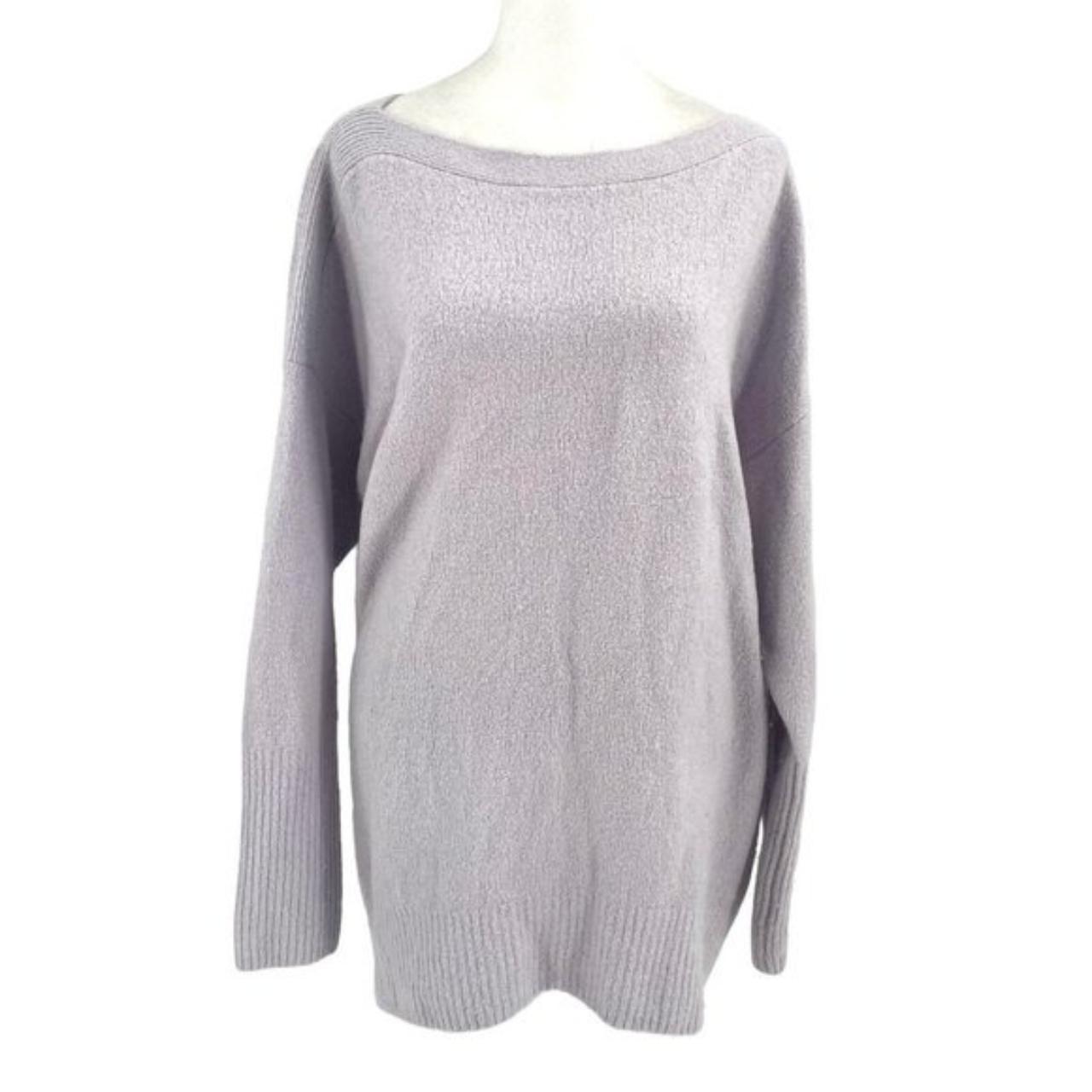 Anthropologie Wool Blend Bateau Neckline Pullover... - Depop