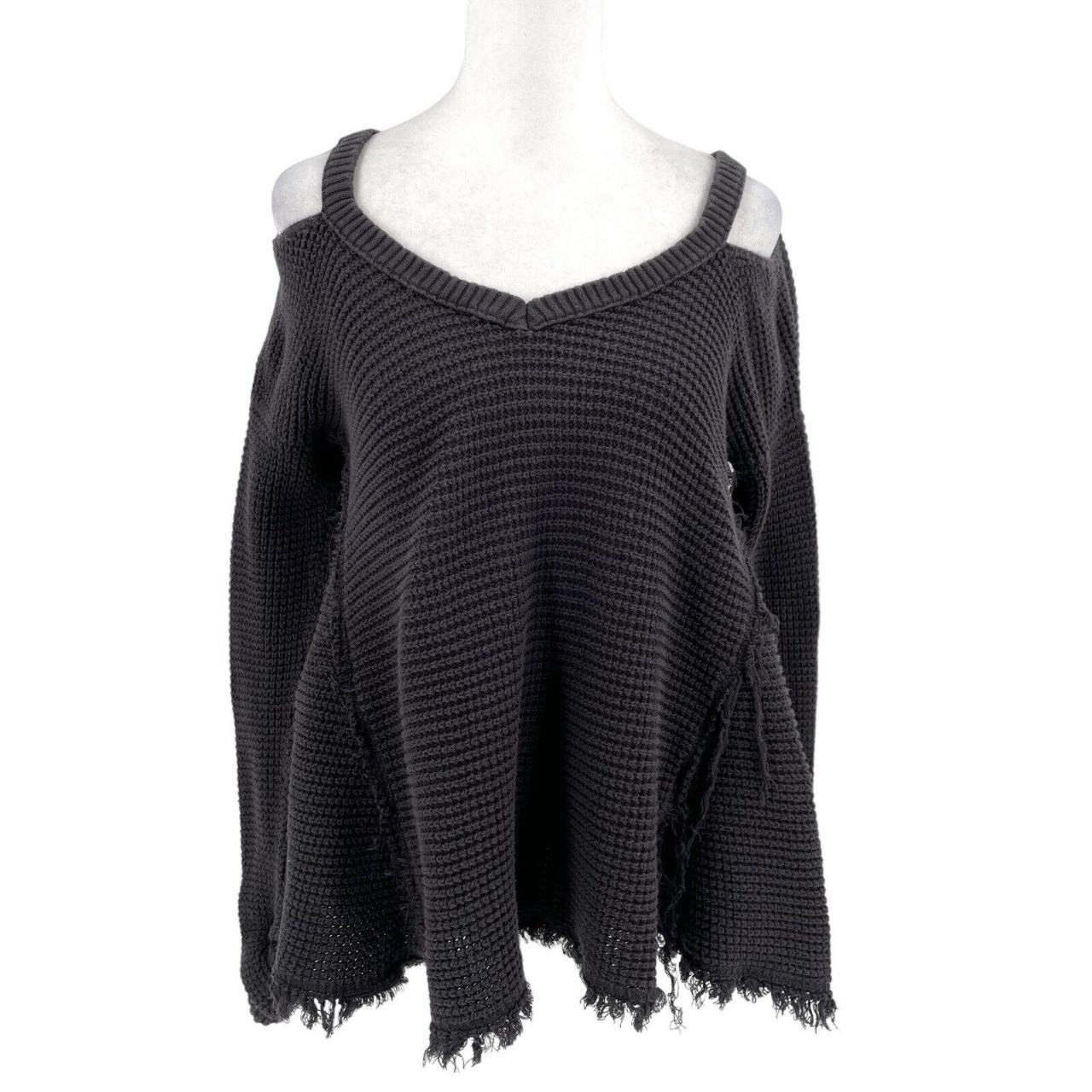 Free people cold outlet shoulder sweater