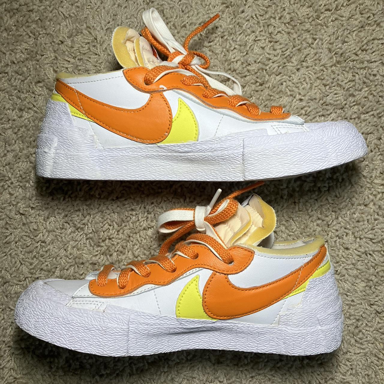 Nike sacai Blazer Low Magma Orange Size 6 100 Depop