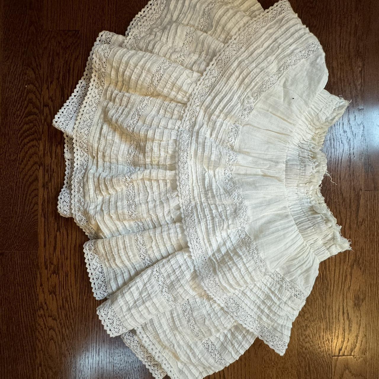 Aerie Women's Skirt - White/Cream - 0 – white flo… - image 2