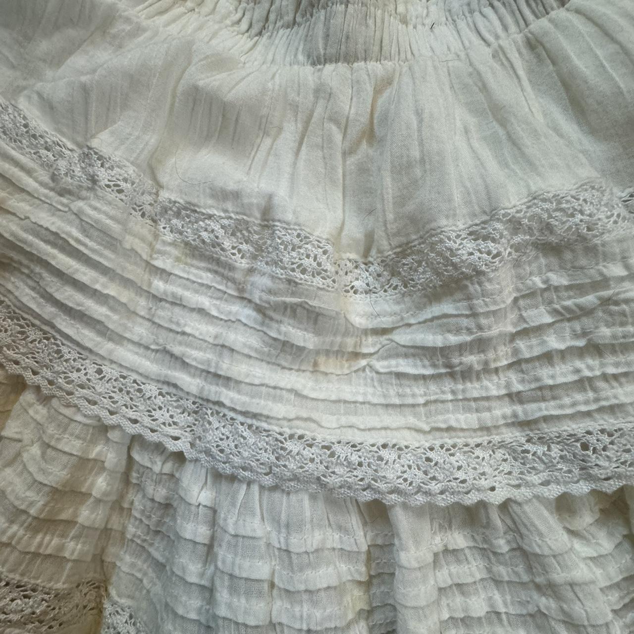 Aerie Women's Skirt - White/Cream - 0 – white flo… - image 3