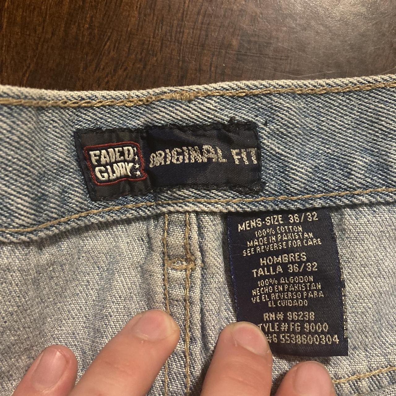 Y2K Faded Glory Light wash denim jeans, Waist: 36”