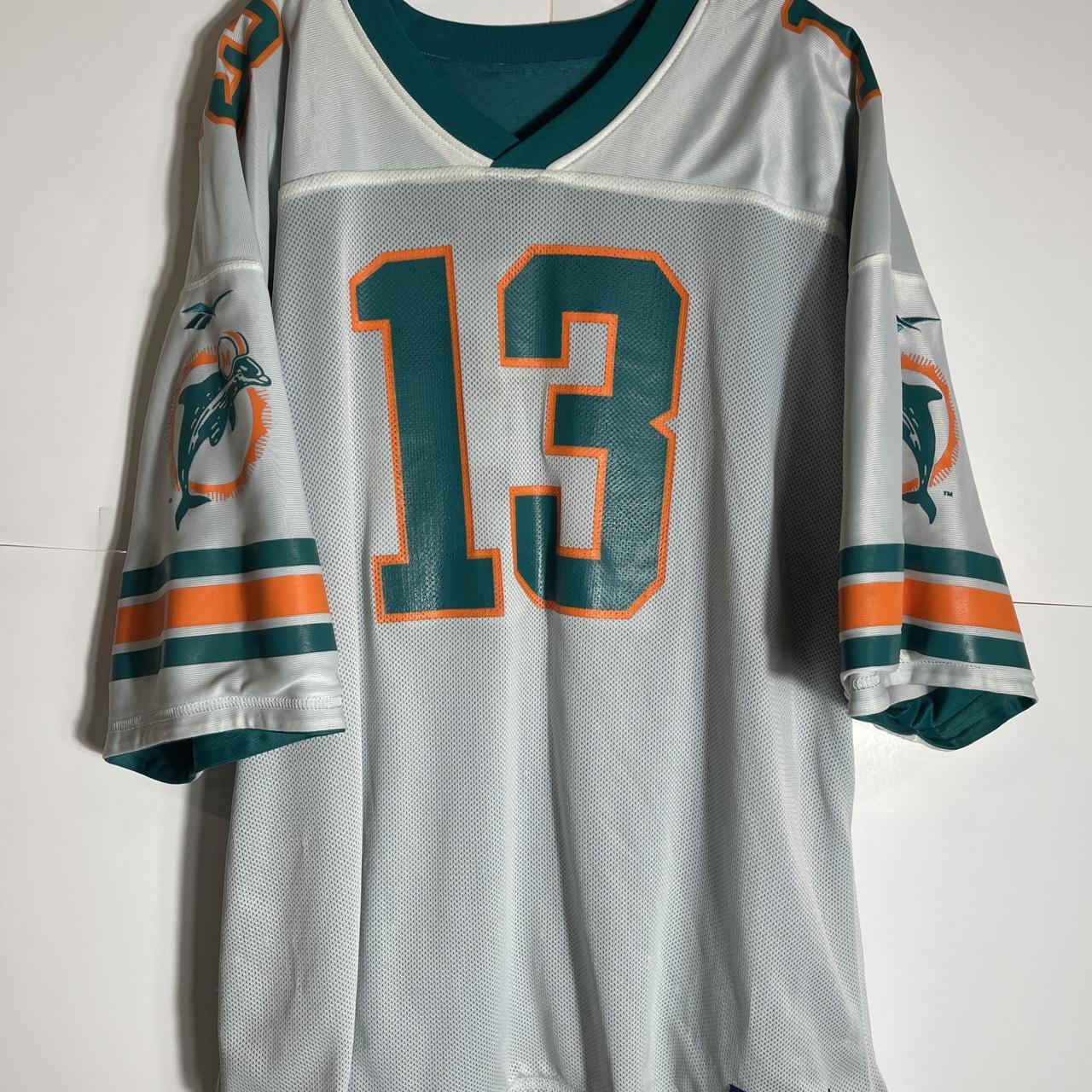 Vintage 90s Reversible Dan Marino Miami Dolphins Reebok Football