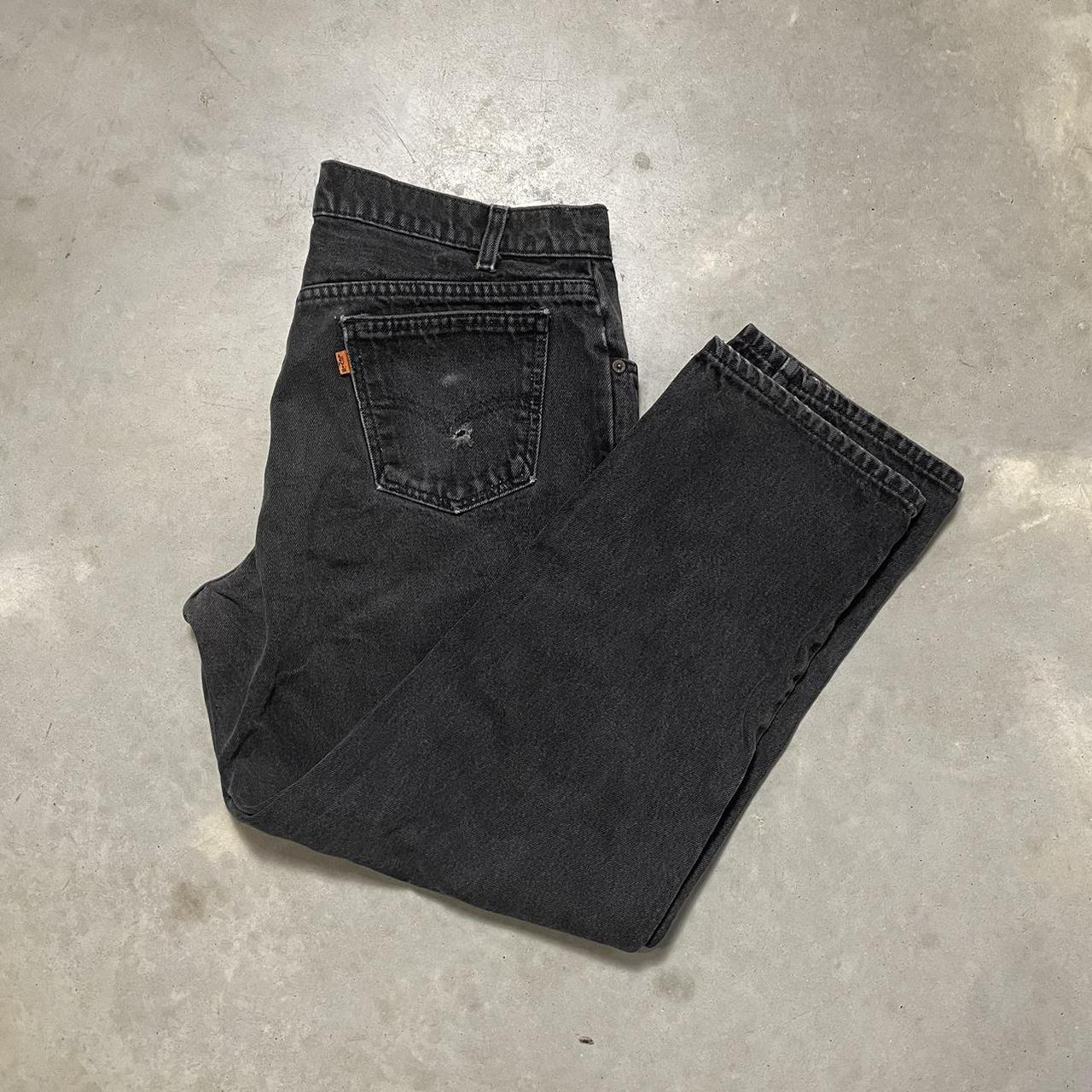 Vintage Orange Tab Levi Jeans... - Depop