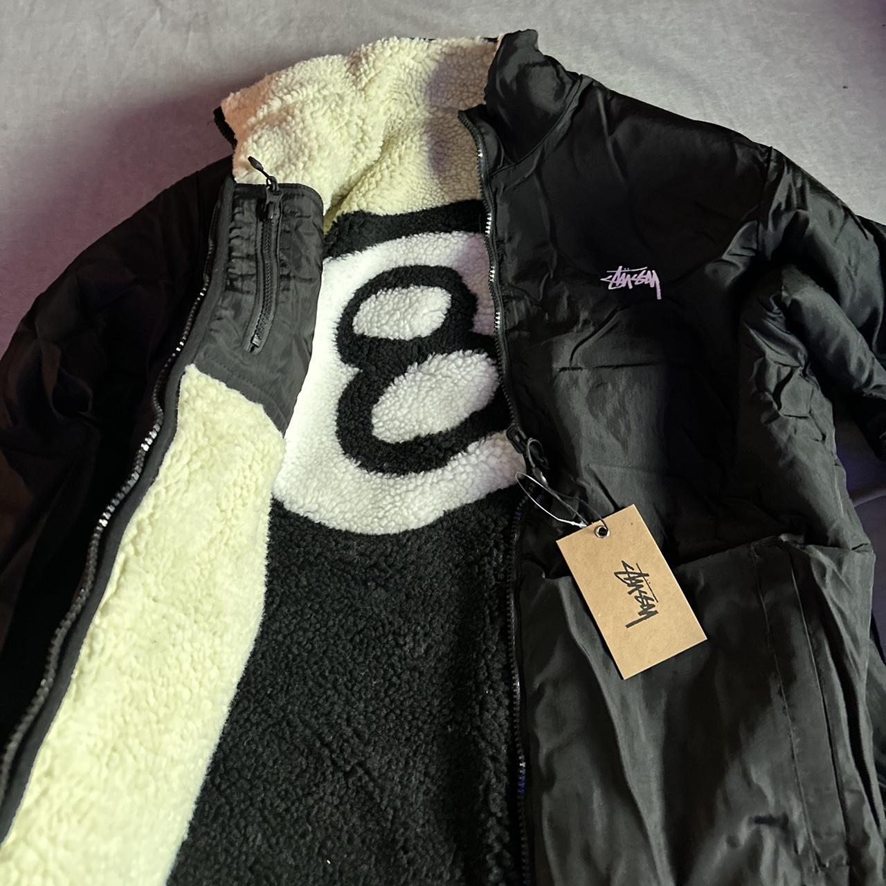 Stussy reverse sherpa on sale jacket