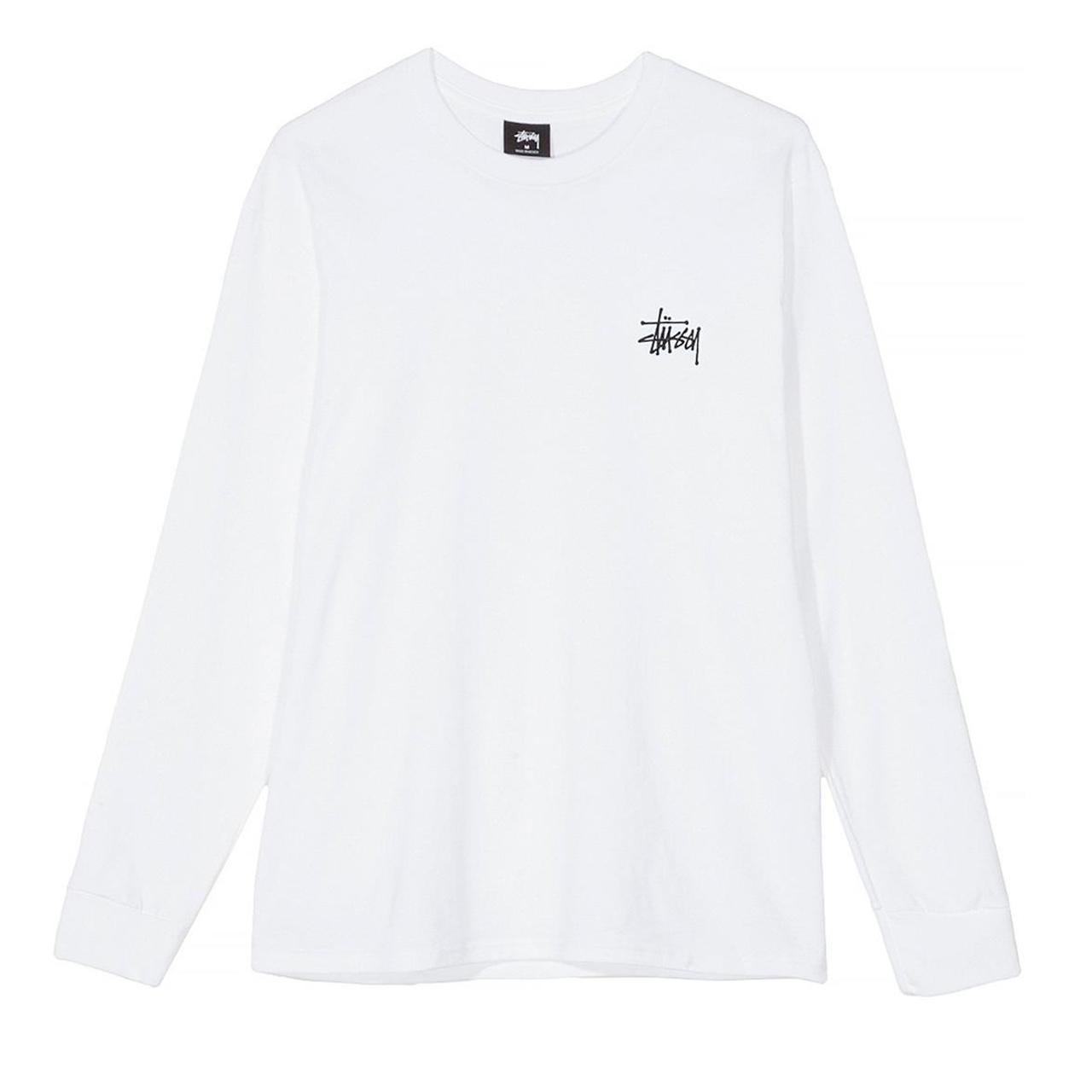 Stüssy Men's White Sweatshirt | Depop