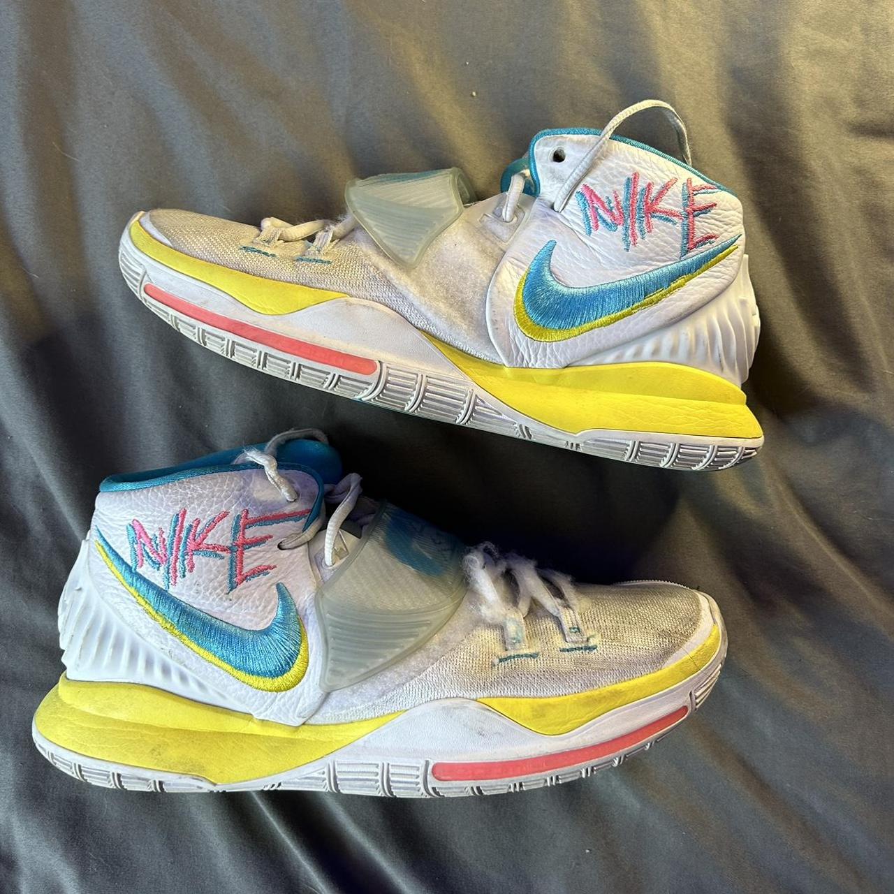kyrie 6 neon graffiti mens