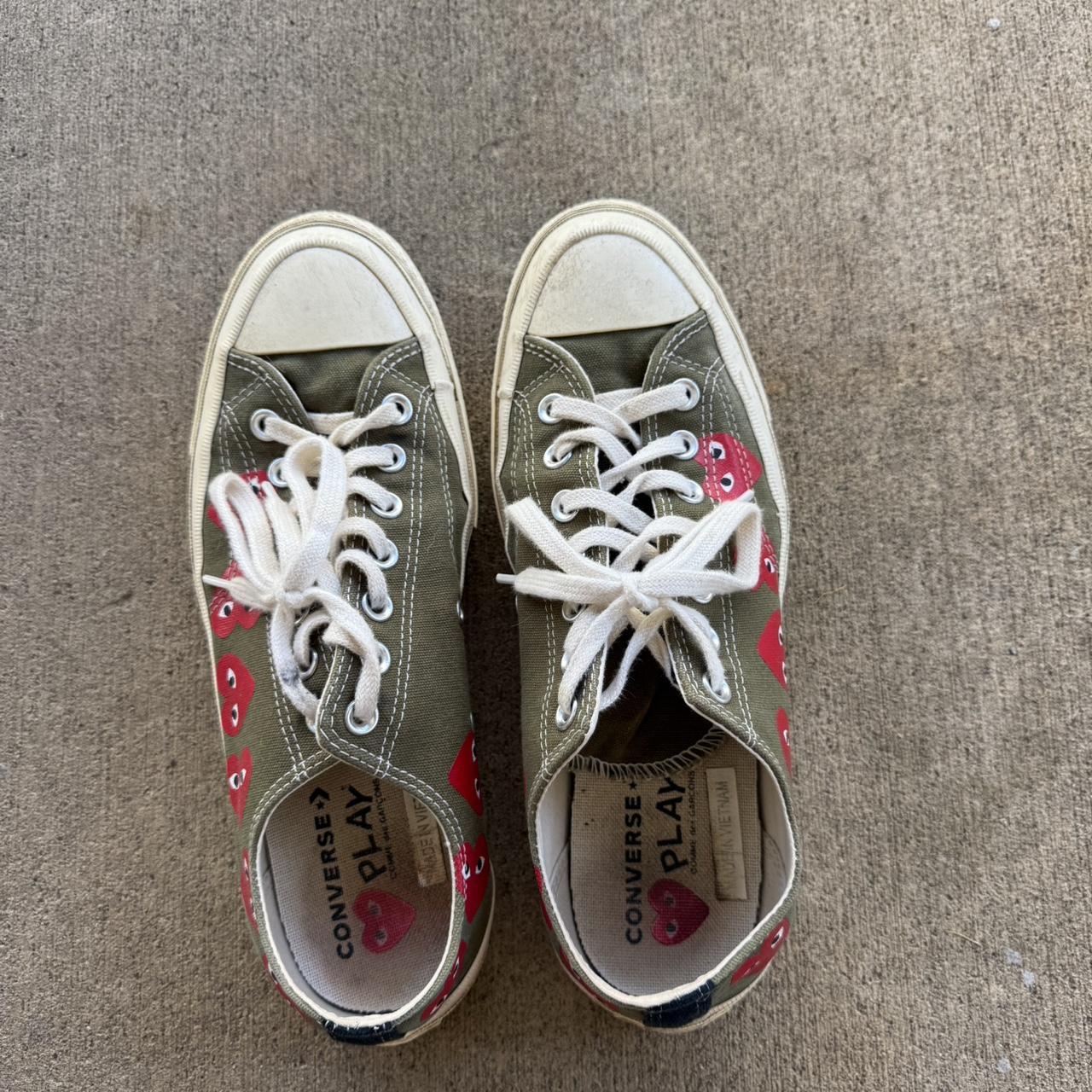 Comme des Garçons Play x Converse Chuck Taylor All Depop