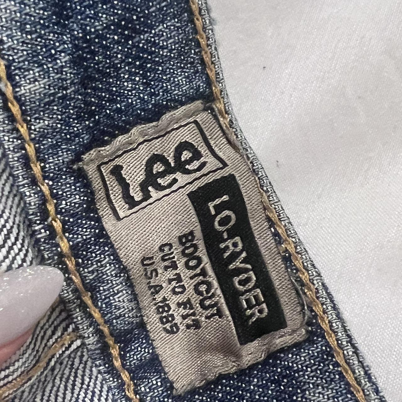 lee low rise jeans