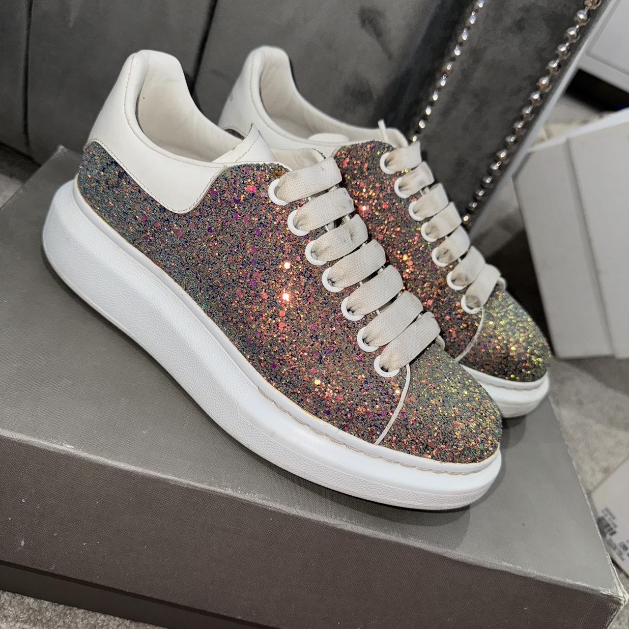 Alexander mcqueen sneakers Glitter material In. Depop