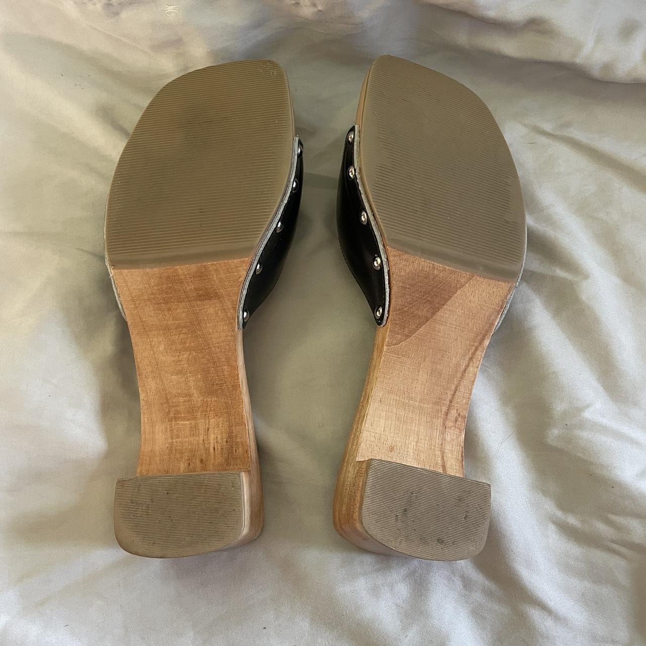 Vintage 90s Dr. Scholl’s original collection wooden... - Depop