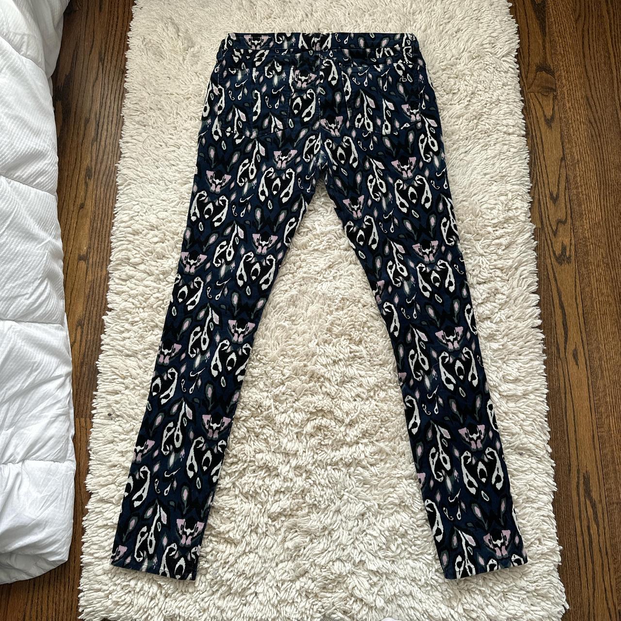 womens printed jeans