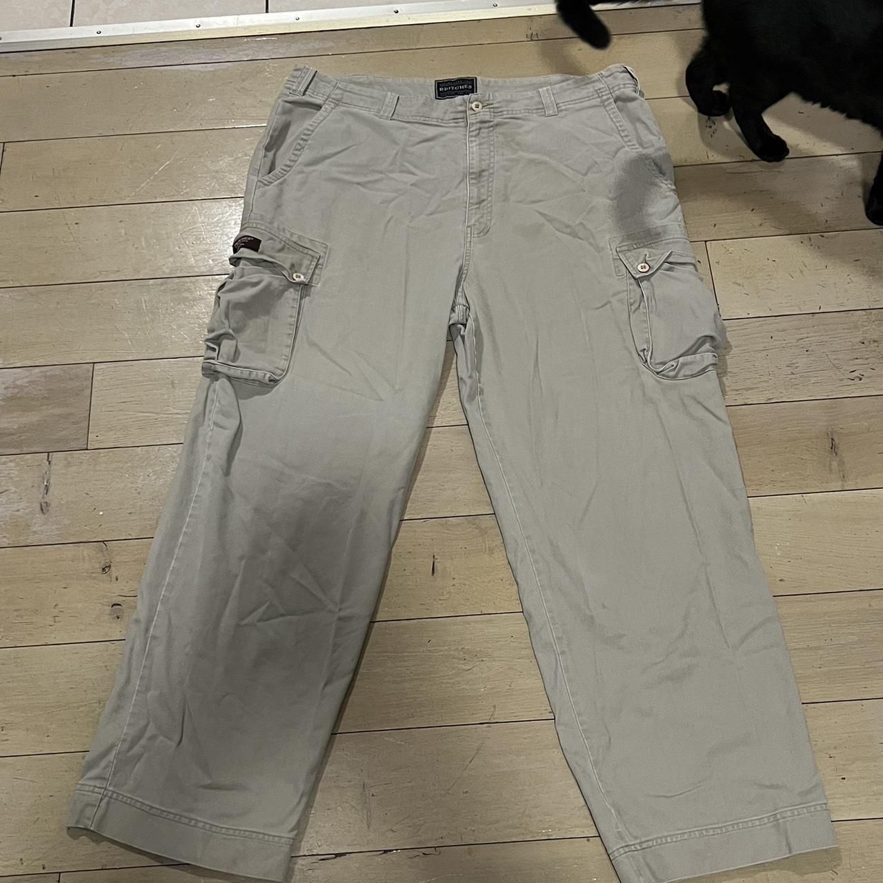 Vintage 90s cargo pants hella baggy 😵‍💫 size 40-32... - Depop