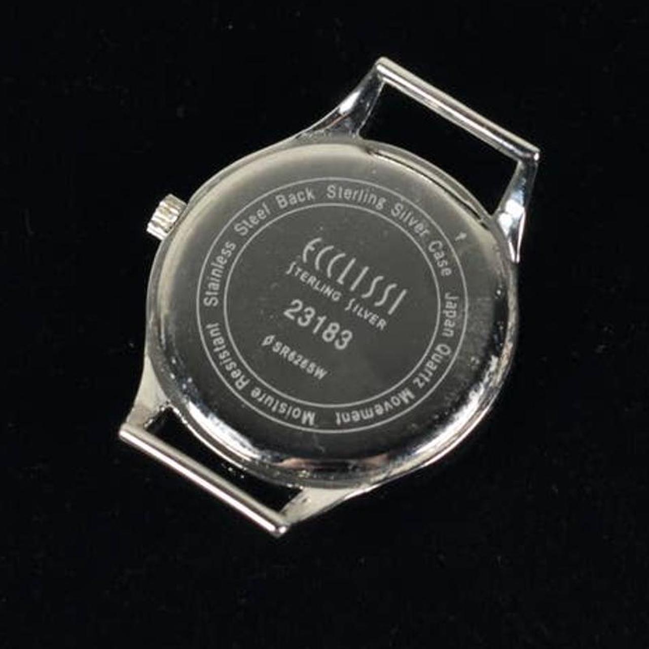 Ecclissi sterling silver outlet watch sr626sw