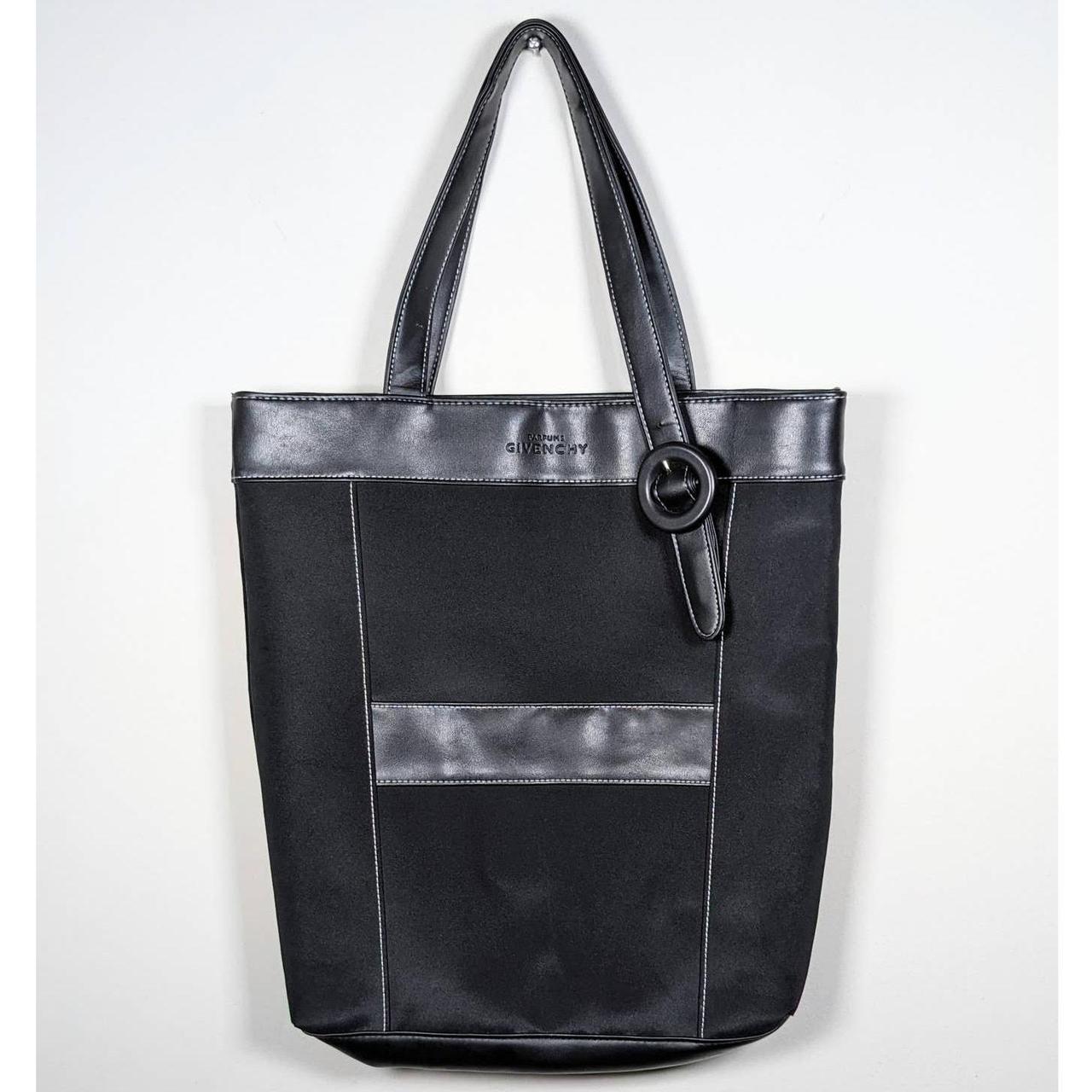 Givenchy Parfums Black PVC Trim Double Take Tote