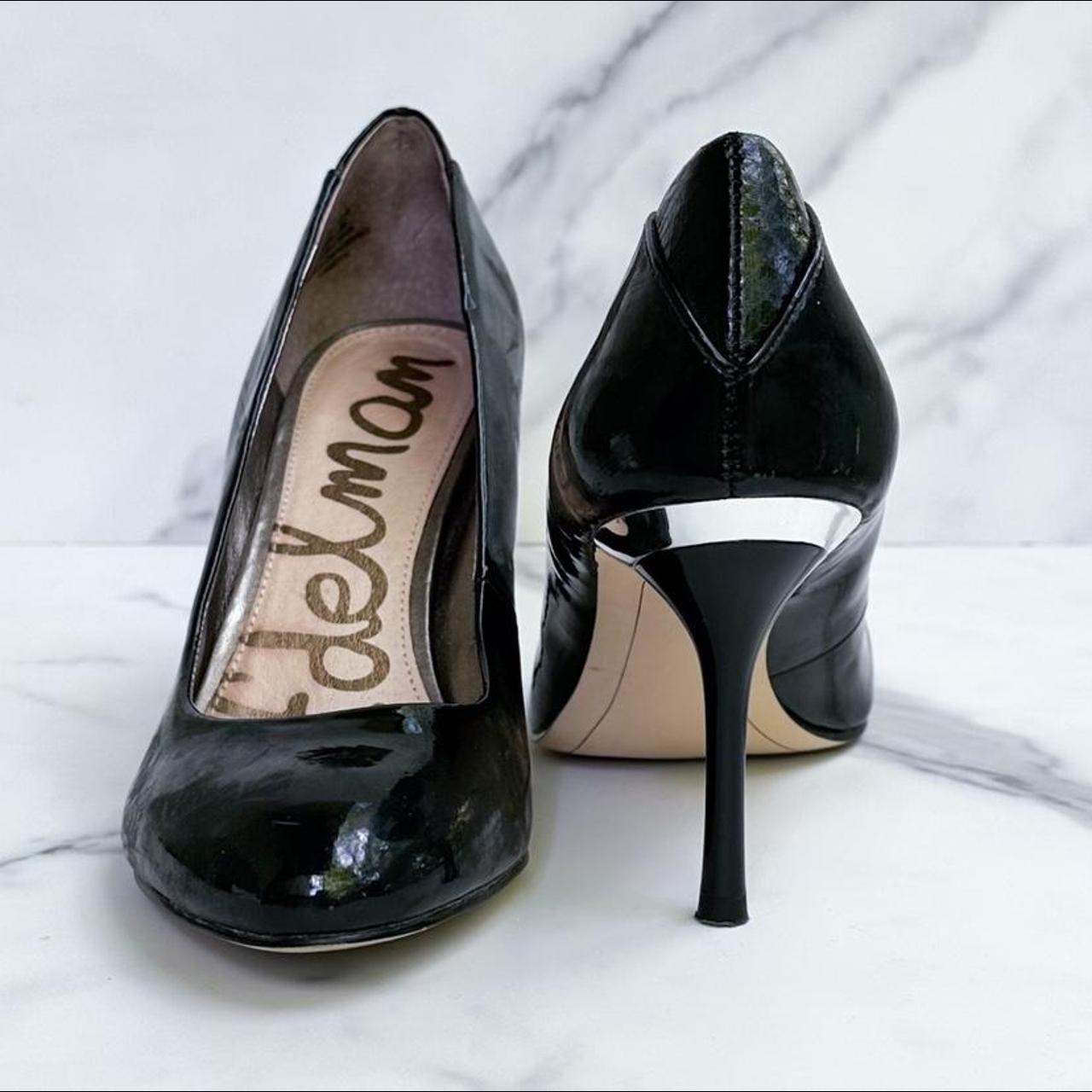 Sam edelman black hot sale patent leather pumps