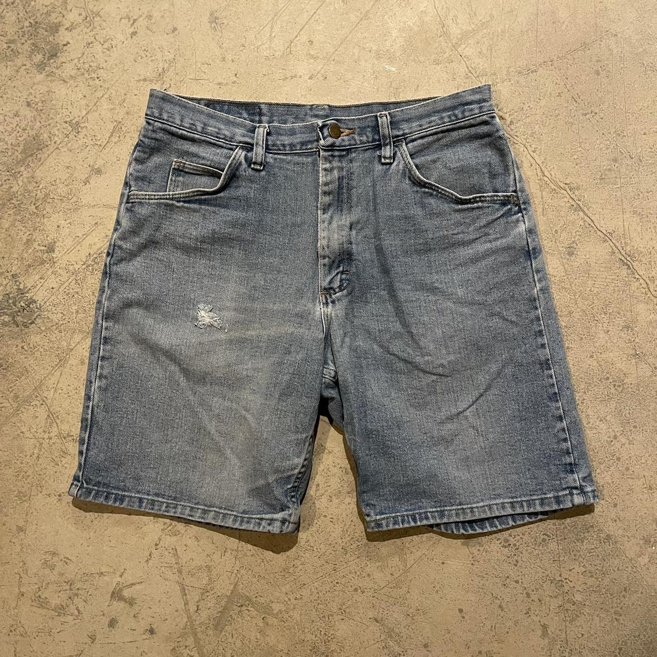 Wrangler Men's Blue Shorts | Depop