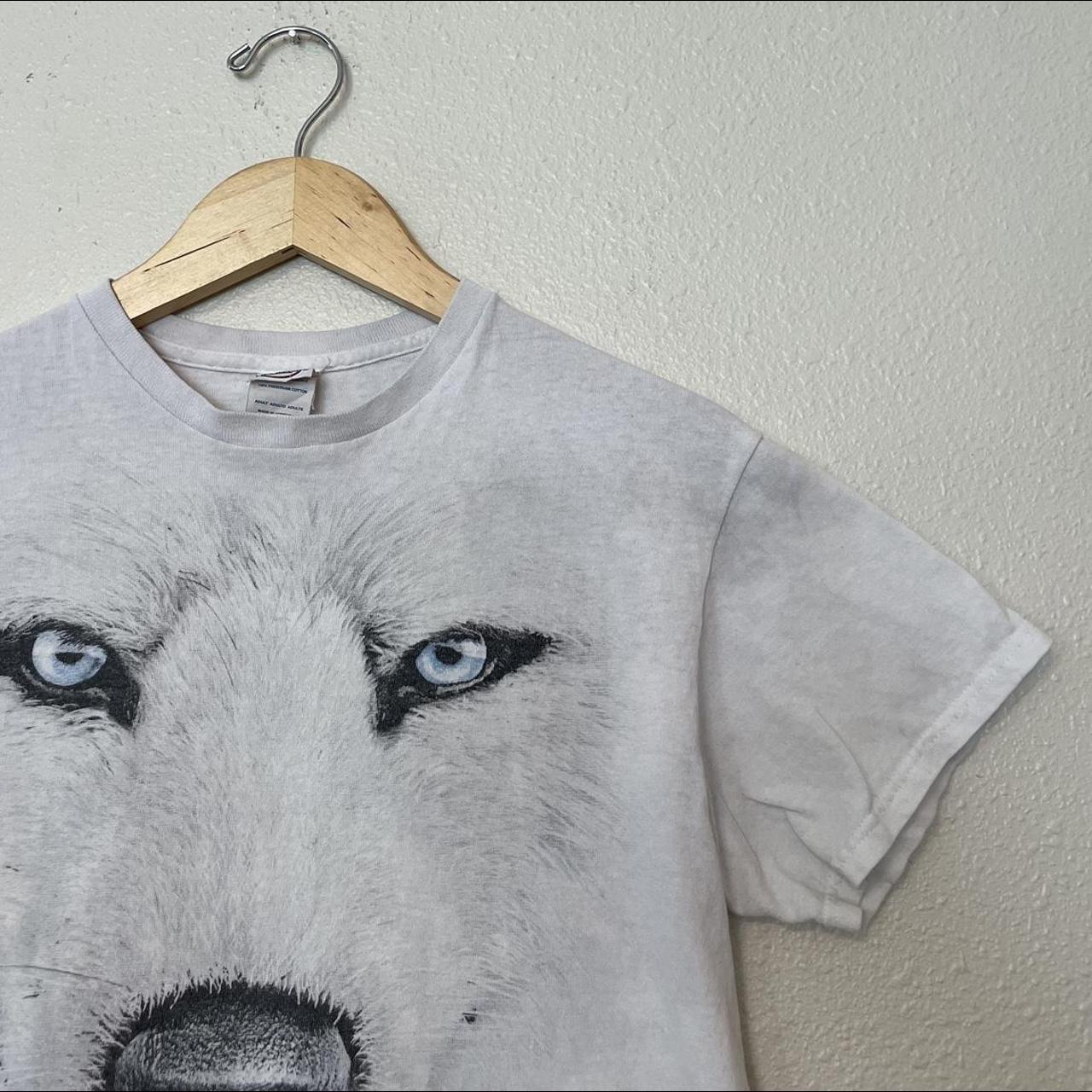 Vintage style wolf tee Light wear Men’s Medium... - Depop