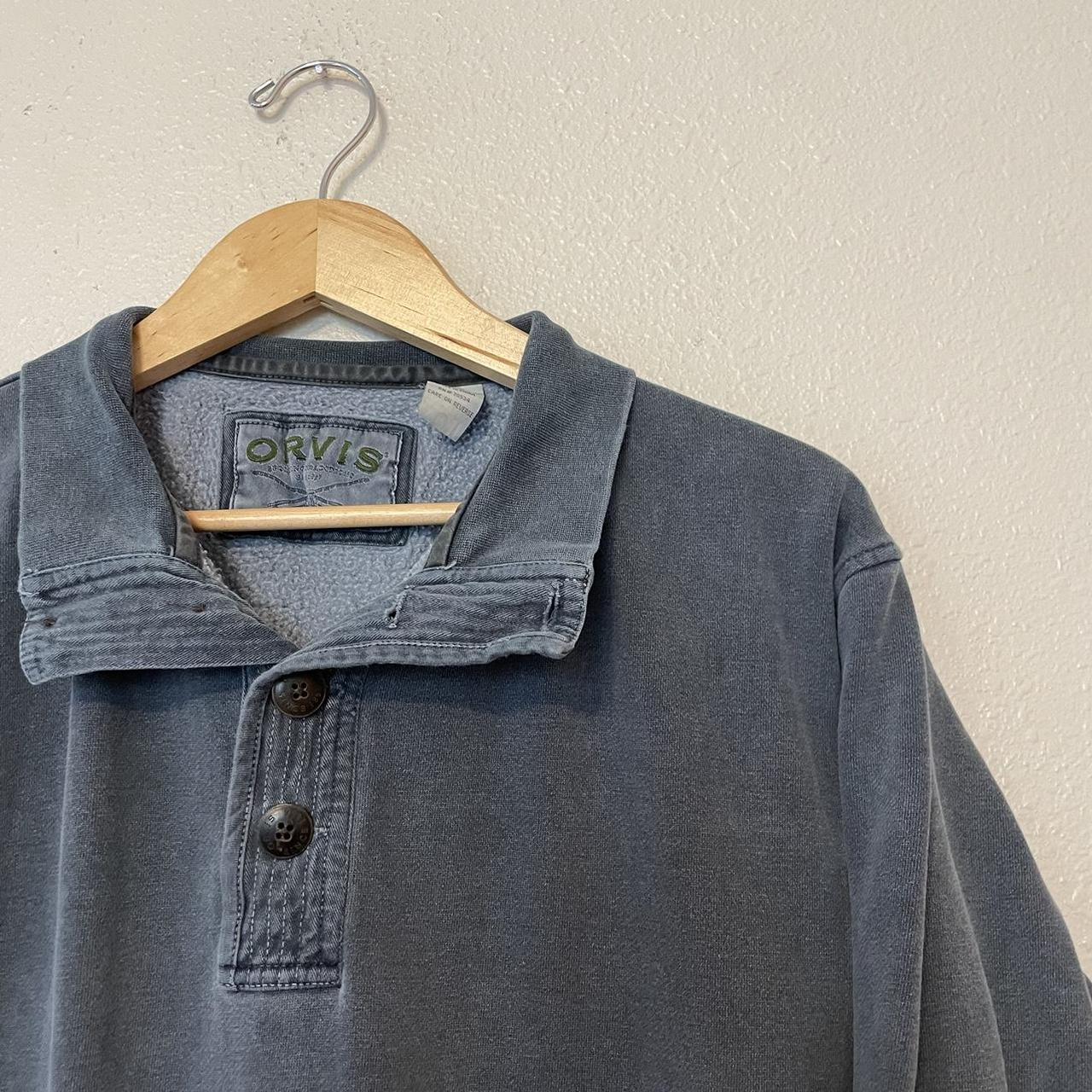 Orvis half button pullover / rugby shirt Beautiful... Depop