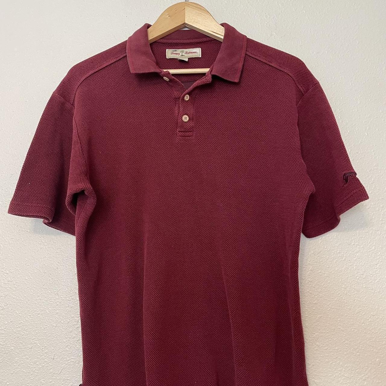 Tommy Bahama knit style polo shirt High quality... - Depop