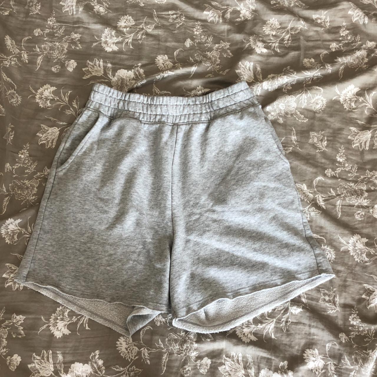 AERIE GRAY SWEAT SHORTS love these, but i think... - Depop