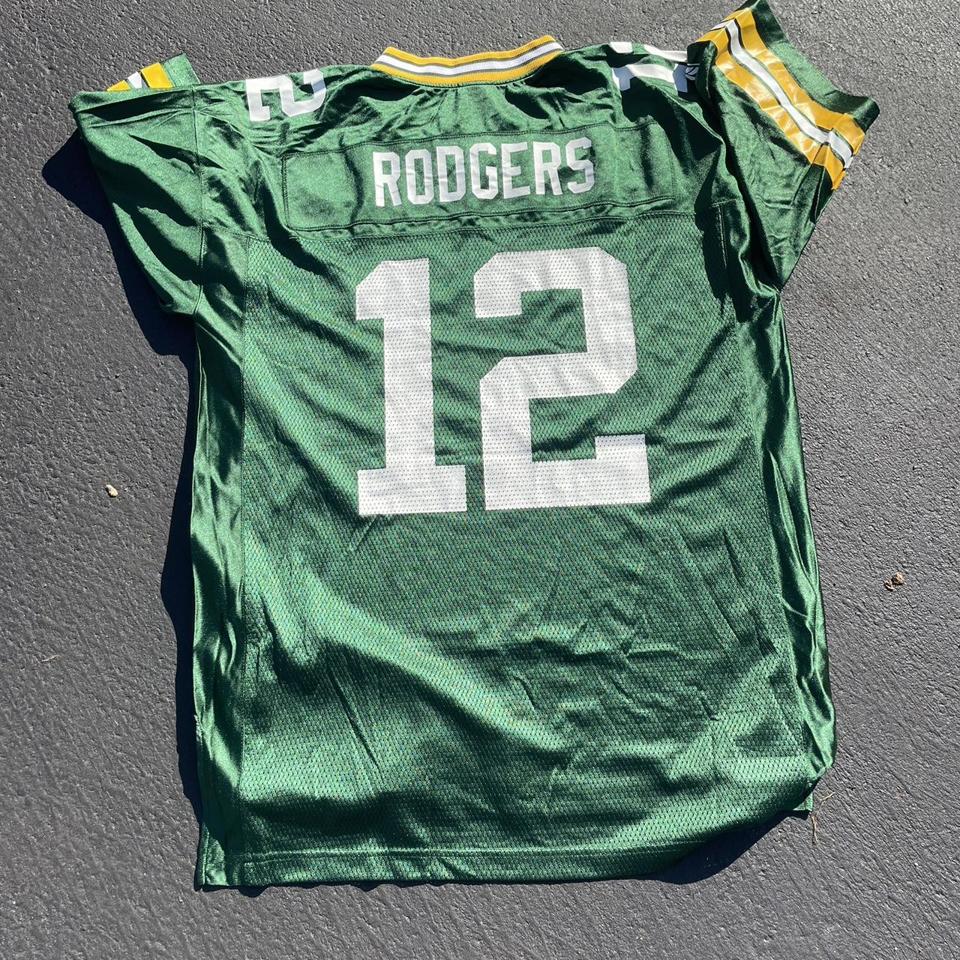 Aaron Rodgers Green Bay Packers Jersey #12 Reebok On - Depop