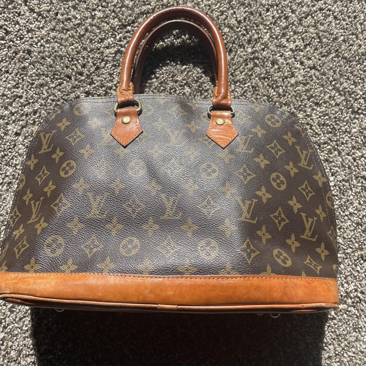 Authentic 1995 Louis Vuitton Alma PM bag, used. - Depop