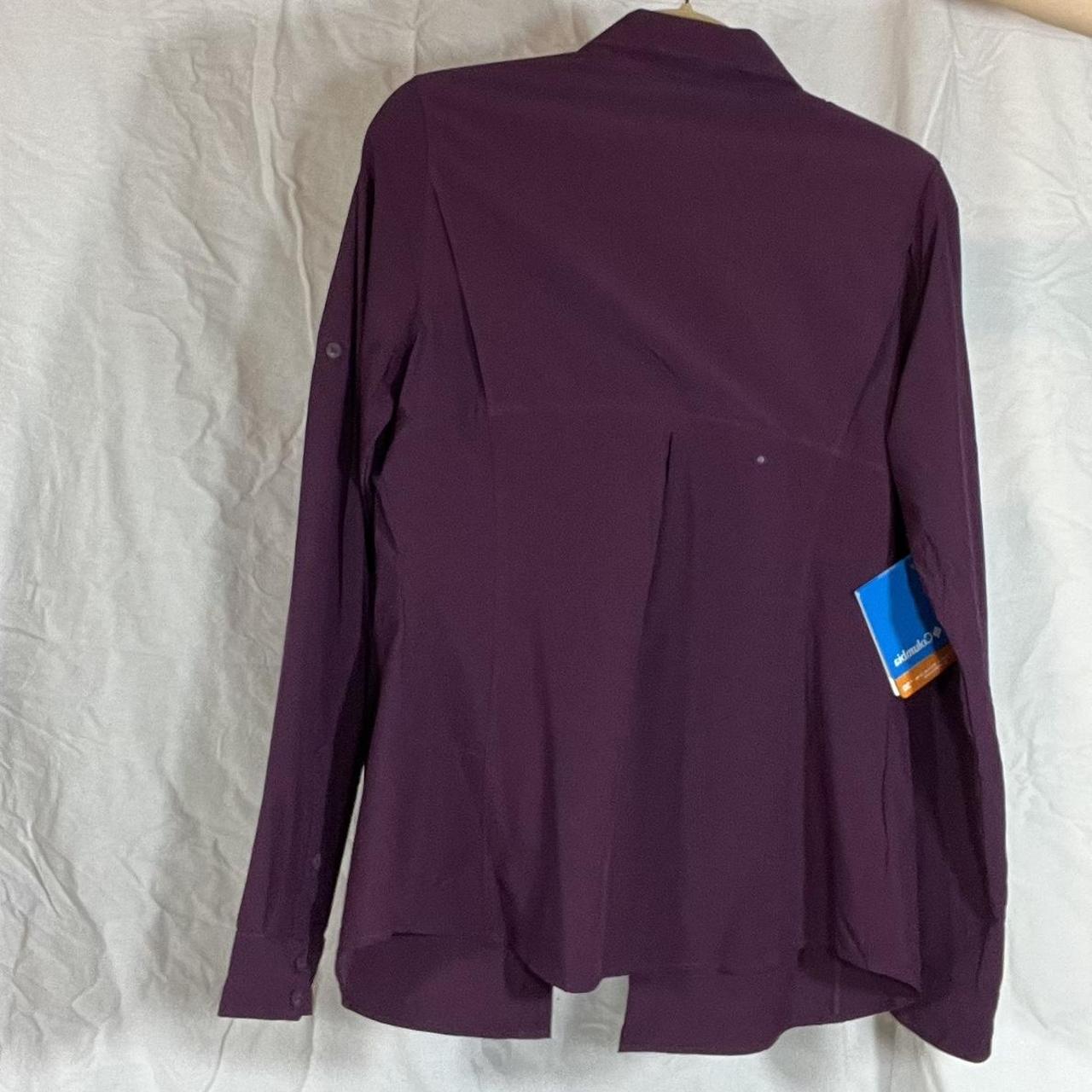 columbia-sportswear-women-s-purple-polo-shirts-depop