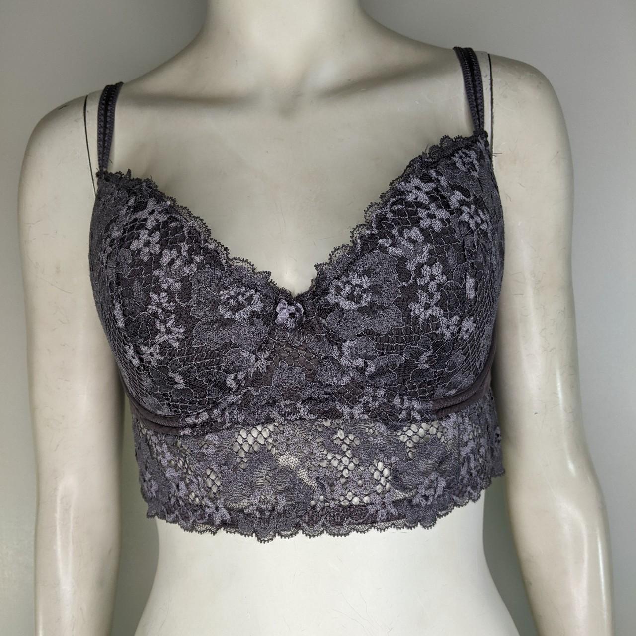 Adore Me Longline Demi Gray Bra Size 36DD In Great Depop adore-me-longline-demi-gray-bra-size-36dd-in-great-depop