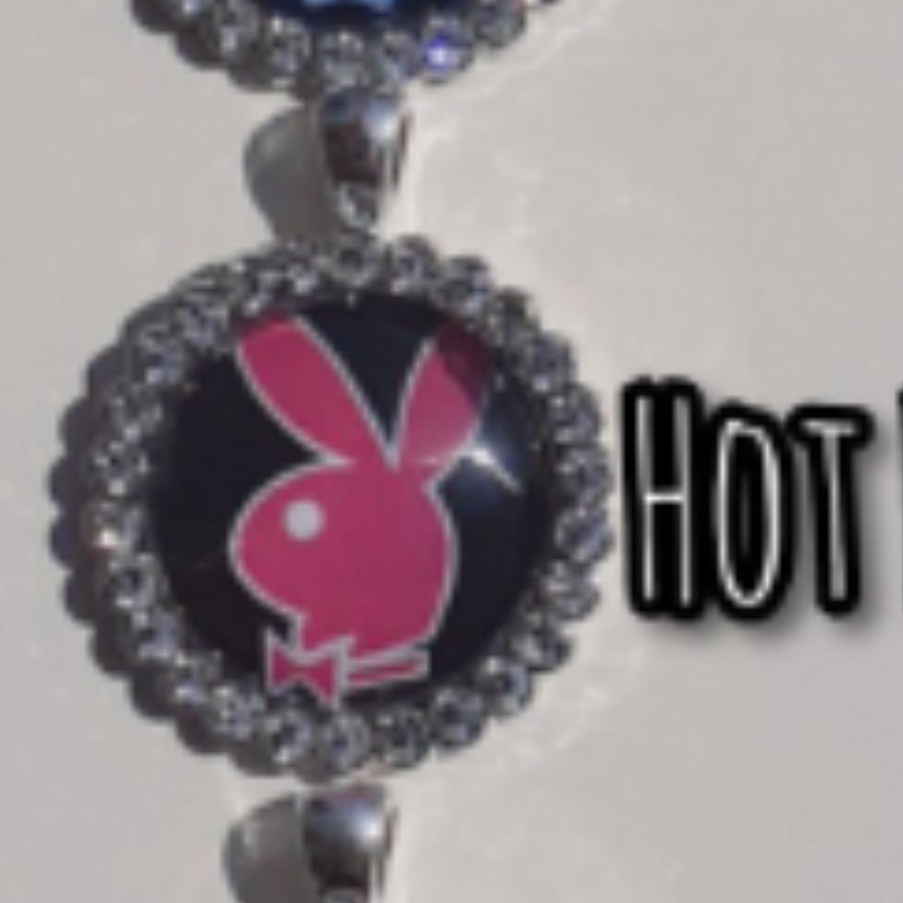 HOT PINK Bling PB Bunny Pendant (1 of 1) [Pendant... - Depop