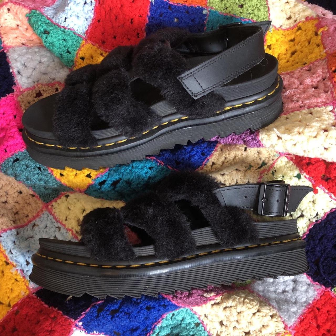 Yelena Fluffy Doc Dr Martens Sandals UK size 6 Depop