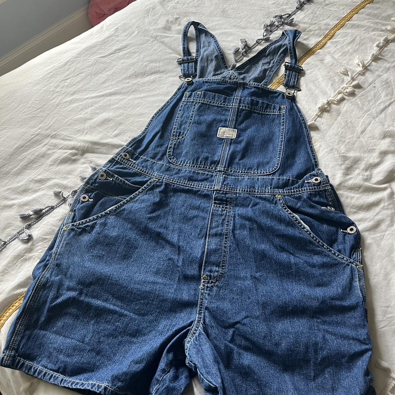 Old Navy Women's Navy Dungarees-overalls | Depop