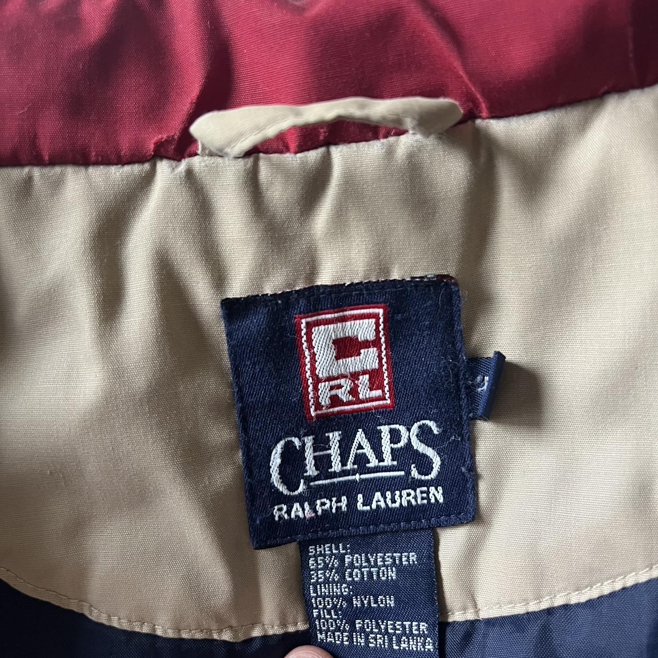 Vintage Chaps/Ralph Lauren Two-Toned Jacket (small... - Depop