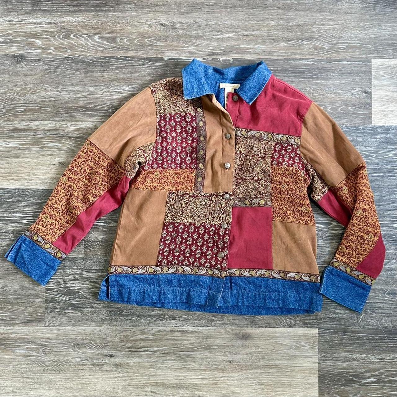 Women's Jacket - Multi - L – Bechamel Patchwork P… - image 1