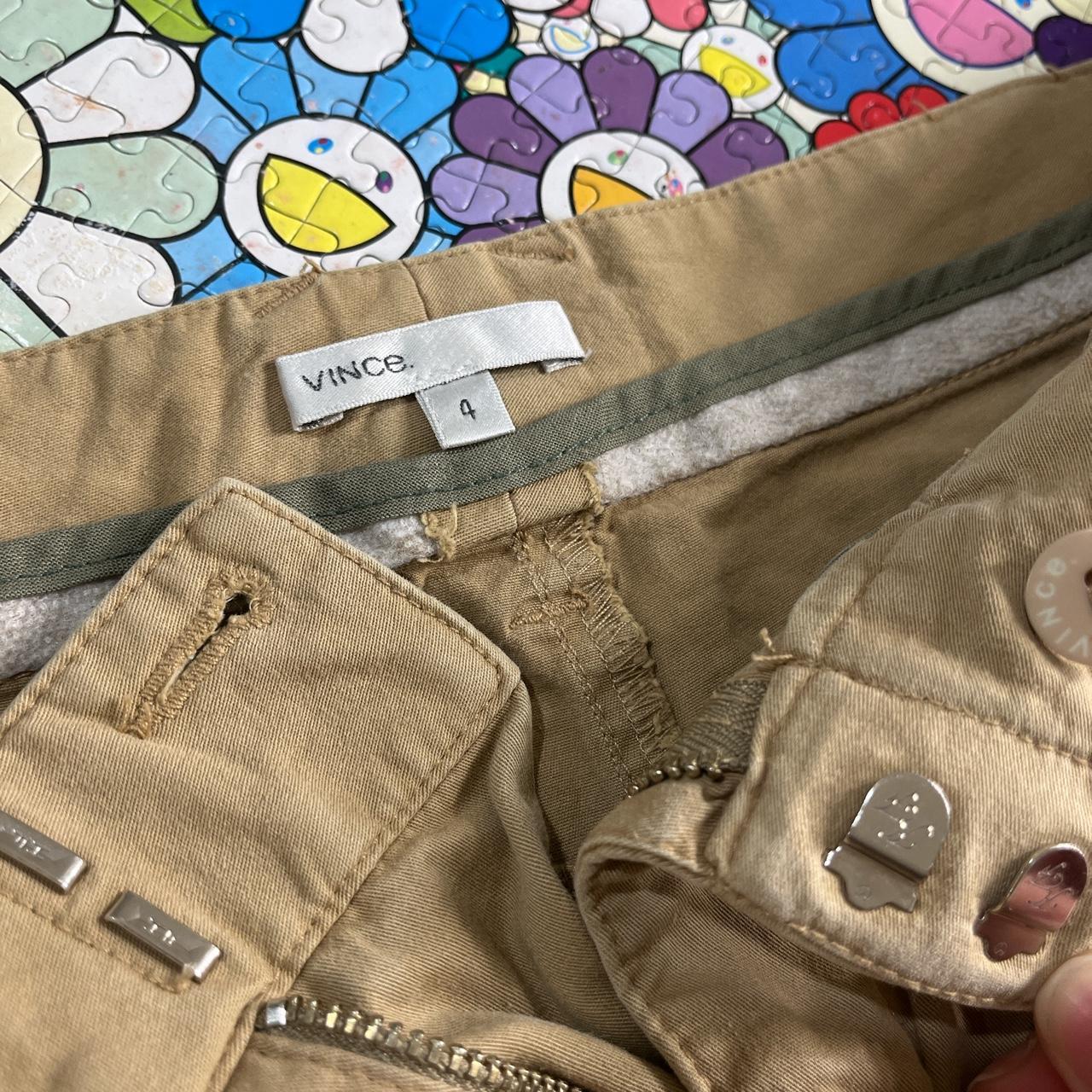 Vince Women's Tan and Khaki Trousers (2)