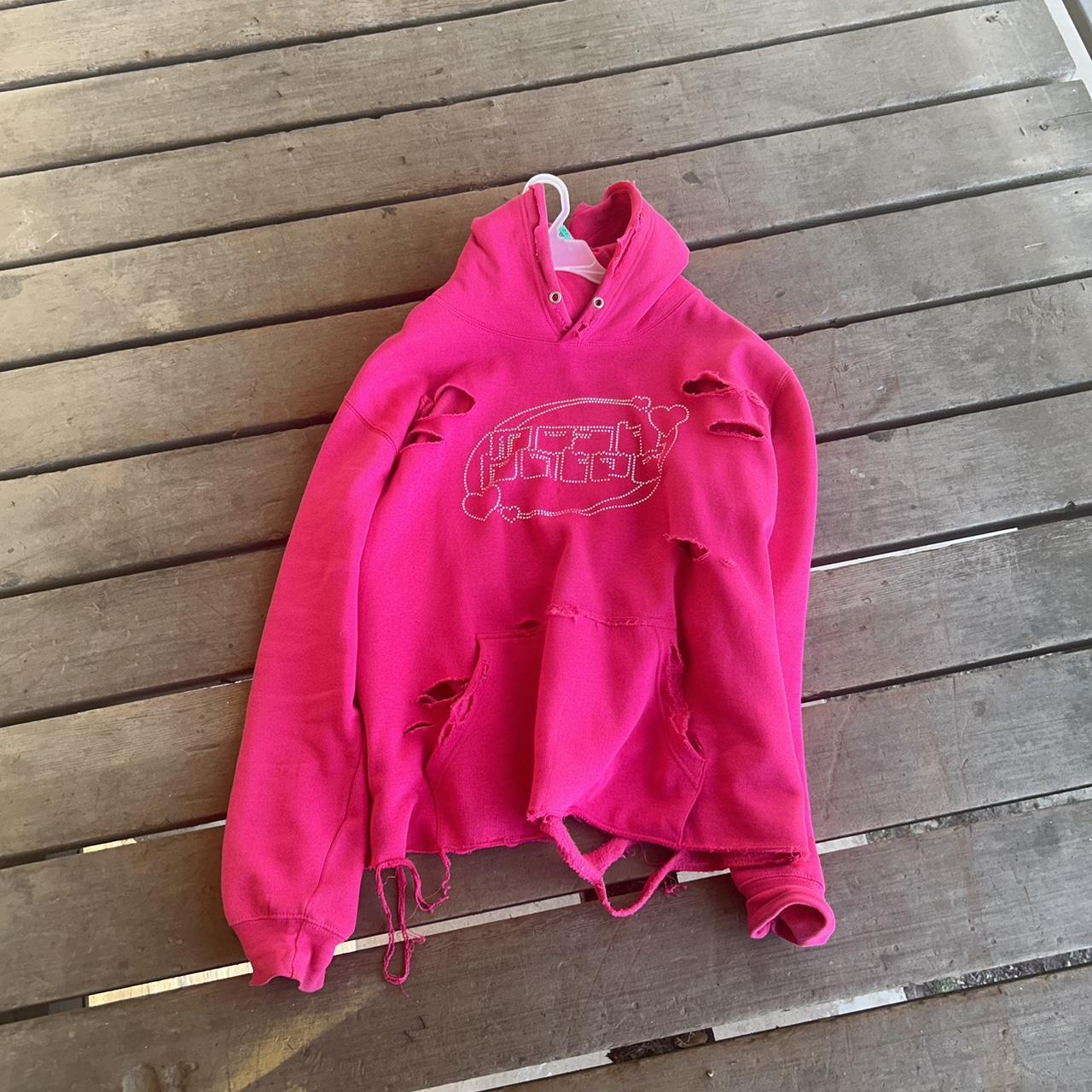 Pink Haunted Apparel hoodie retail 300 need gone... - Depop