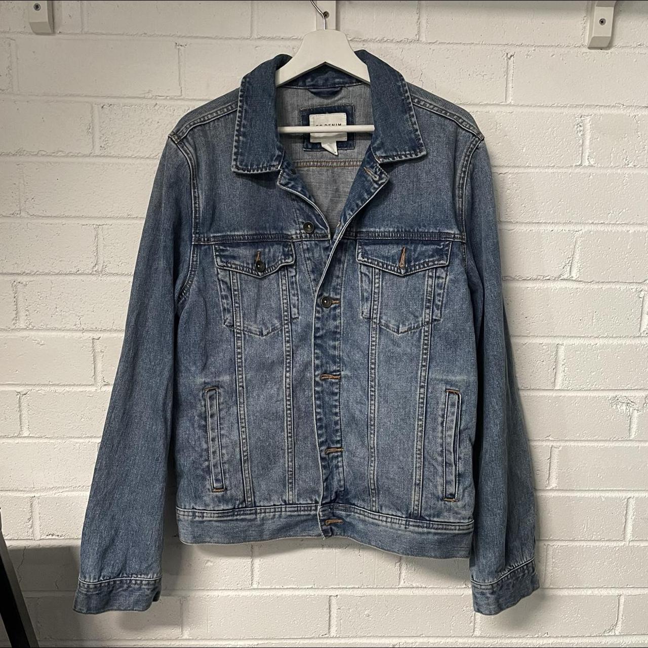 Country Road Denim Jacket Size: L Measures; T2B:... - Depop