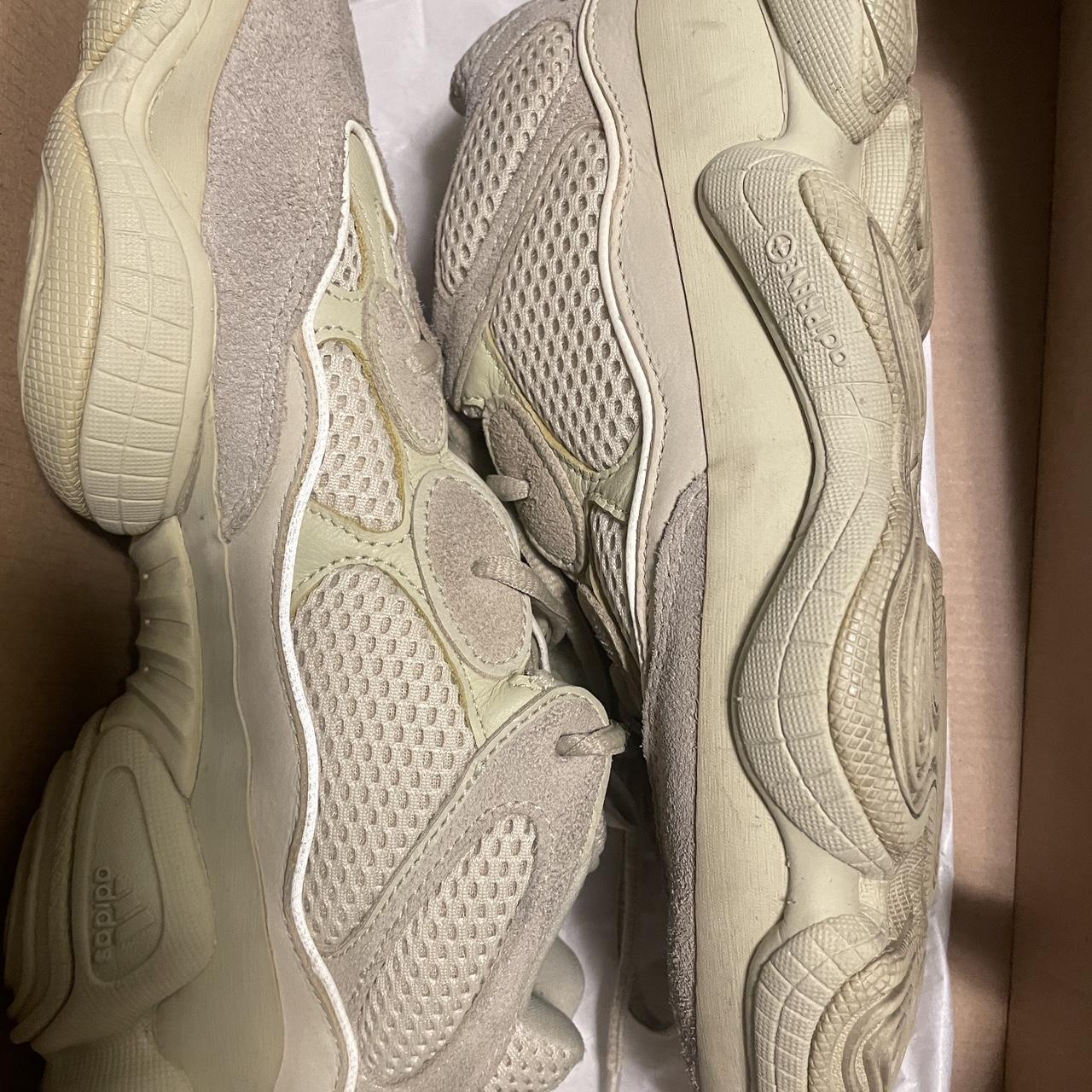 Yeezy 500 yellow moon size 8.5 No box - Depop